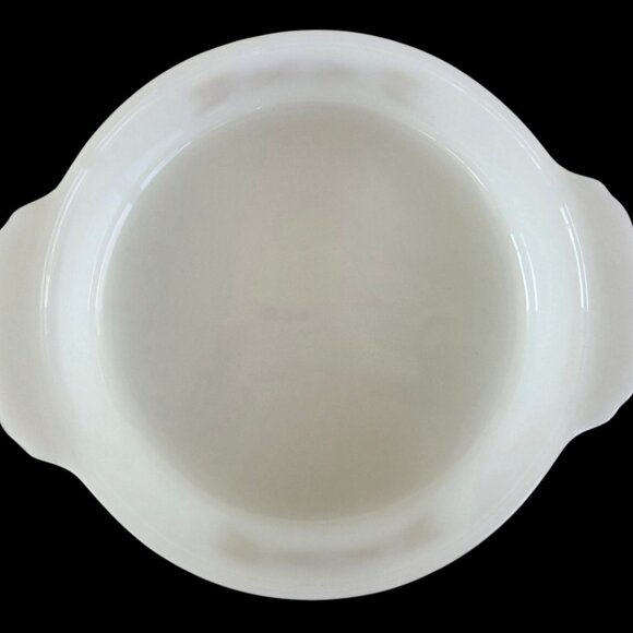 Vintage FIRE KING Anchor Hocking Casserole Cake Dish 8" Golden Wheat Pattern 450 - Picture 3 of 9